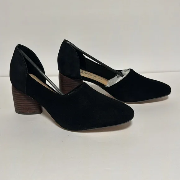 Sbicca Volin Chunky Heel Suede Leather - Picture 2 of 11